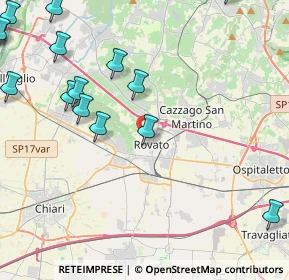 Mappa Via Martinengo Cesaresco, 25038 Rovato BS, Italia (6.7215)