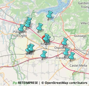 Mappa Via Martinengo Cesaresco, 25038 Rovato BS, Italia (6.50357)