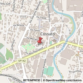 Mappa Via giardini 56, 13836 Cossato, Biella (Piemonte)