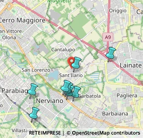 Mappa Via Evangelista Torricelli, 20014 Nerviano MI, Italia (2.8725)