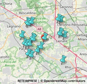 Mappa Via Evangelista Torricelli, 20014 Nerviano MI, Italia (3.2605)
