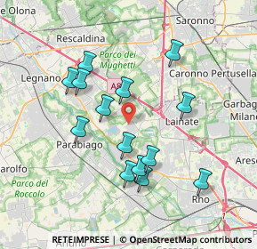 Mappa Via Evangelista Torricelli, 20014 Nerviano MI, Italia (3.46071)