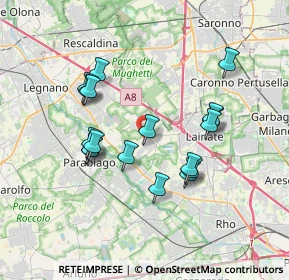 Mappa Via Evangelista Torricelli, 20014 Nerviano MI, Italia (3.31111)