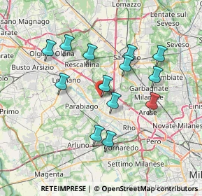 Mappa Via Evangelista Torricelli, 20014 Nerviano MI, Italia (6.59231)