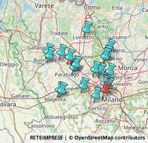 Mappa Via Evangelista Torricelli, 20014 Nerviano MI, Italia (11.33)