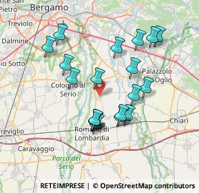 Mappa Via Derusco, 24057 Martinengo BG, Italia (6.678)