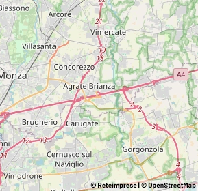 Mappa 20041 Agrate Brianza MB, Italia (4.8385)
