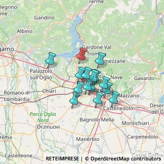 Mappa Via Rodengo, 25050 Rodengo-saiano BS, Italia (8.252)