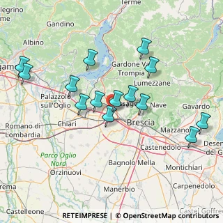 Mappa Via Rodengo, 25050 Rodengo-saiano BS, Italia (14.97929)