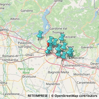 Mappa Via Rodengo, 25050 Rodengo-saiano BS, Italia (7.93667)