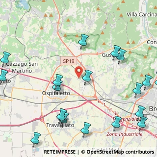 Mappa Via Rodengo, 25050 Rodengo-saiano BS, Italia (6.1535)