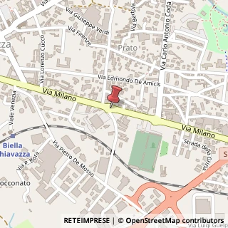 Mappa Via milano 11, 13900 Biella, Biella (Piemonte)