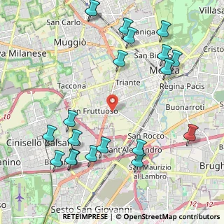 Mappa Via Tronto, 20900 Monza MB, Italia (2.613)