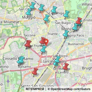 Mappa Via Tronto, 20900 Monza MB, Italia (2.537)