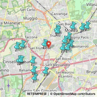 Mappa Via Tronto, 20900 Monza MB, Italia (2.22211)