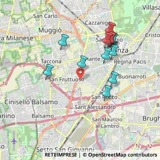 Mappa Via Tronto, 20900 Monza MB, Italia (1.90167)