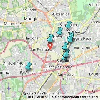 Mappa Via Tronto, 20900 Monza MB, Italia (1.57625)