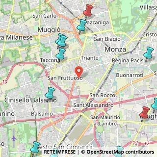 Mappa Via Tronto, 20900 Monza MB, Italia (3.34917)