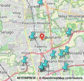 Mappa Via Madonna, 20037 Paderno Dugnano MI, Italia (2.57455)