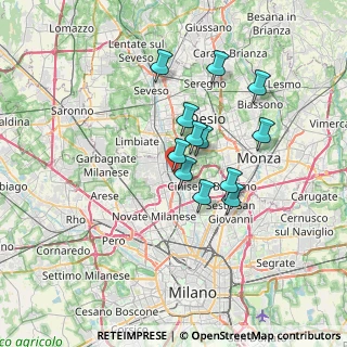 Mappa Via Madonna, 20037 Paderno Dugnano MI, Italia (5.44417)