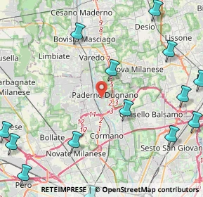 Mappa Via Madonna, 20037 Paderno Dugnano MI, Italia (6.33333)