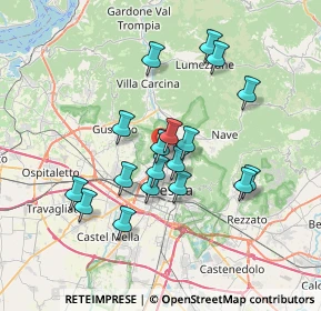 Mappa Via Antonio Drammis, 25127 Brescia BS, Italia (6.23444)