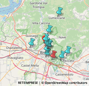 Mappa Via Antonio Drammis, 25127 Brescia BS, Italia (4.76583)