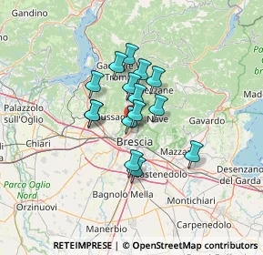 Mappa Via Antonio Drammis, 25127 Brescia BS, Italia (8.97267)