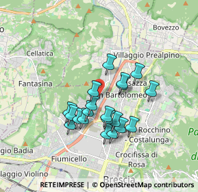 Mappa Via Antonio Drammis, 25127 Brescia BS, Italia (1.425)