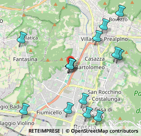 Mappa Via Antonio Drammis, 25127 Brescia BS, Italia (2.31357)