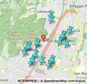 Mappa Via Antonio Drammis, 25127 Brescia BS, Italia (0.9315)