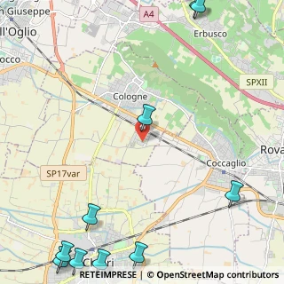 Mappa Via L. Lama, 25033 Cologne BS, Italia (3.76636)
