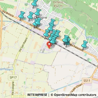 Mappa Via L. Lama, 25033 Cologne BS, Italia (0.88556)