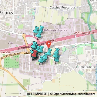 Mappa Parcheggio Leroy Merlin, 20867 Caponago MB, Italia (0.36897)