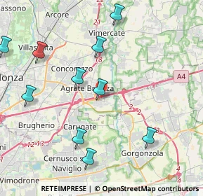 Mappa Parcheggio Leroy Merlin, 20867 Caponago MB, Italia (4.96182)