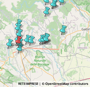 Mappa Via Alfonso Lamarmora, 13836 Cossato BI, Italia (8.2195)