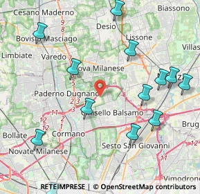 Mappa Via Wolfgang Amadeus Mozart, 20037 Paderno Dugnano MI, Italia (4.98846)