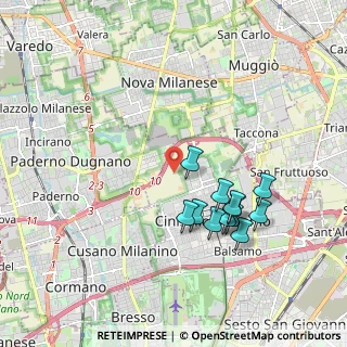 Mappa Via Wolfgang Amadeus Mozart, 20037 Paderno Dugnano MI, Italia (1.805)