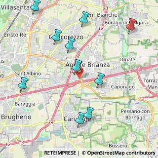 Mappa Strada Comunale Ghiringhella, 20864 Agrate Brianza MB, Italia (2.62818)