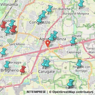 Mappa Strada Comunale Ghiringhella, 20864 Agrate Brianza MB, Italia (3.097)