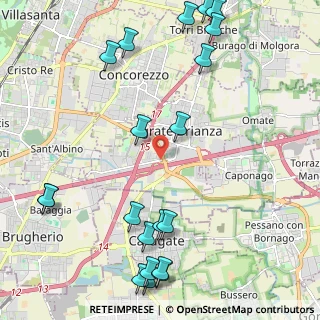 Mappa Strada Comunale Ghiringhella, 20864 Agrate Brianza MB, Italia (2.876)