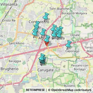 Mappa Strada Comunale Ghiringhella, 20864 Agrate Brianza MB, Italia (1.44313)