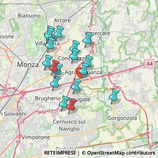 Mappa Strada Comunale Ghiringhella, 20864 Agrate Brianza MB, Italia (3.27176)