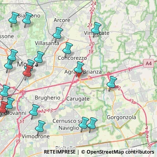 Mappa Strada Comunale Ghiringhella, 20864 Agrate Brianza MB, Italia (6.384)