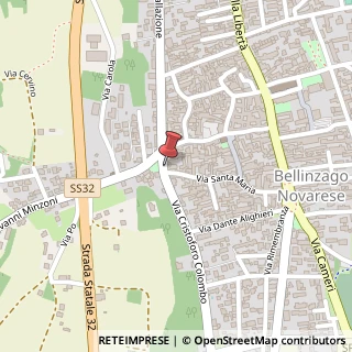 Mappa Via Cristoforo Colombo, 9, 28043 Bellinzago Novarese, Novara (Piemonte)