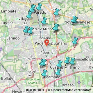 Mappa Via Bruno Buozzi, 20037 Paderno Dugnano MI, Italia (2.5515)