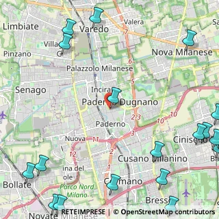 Mappa Via Bruno Buozzi, 20037 Paderno Dugnano MI, Italia (3.7425)