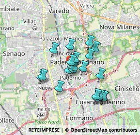 Mappa Via Bruno Buozzi, 20037 Paderno Dugnano MI, Italia (1.4255)