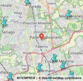Mappa Via Bruno Buozzi, 20037 Paderno Dugnano MI, Italia (3.84083)