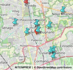 Mappa Via Bruno Buozzi, 20037 Paderno Dugnano MI, Italia (1.98818)